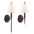 Load image into Gallery viewer, Crystorama - RIV-382-DB - One Light Wall Sconce - Riverdale - Dark Bronze
