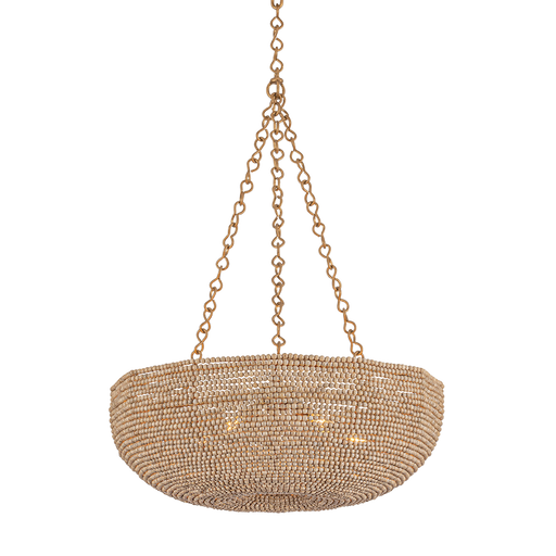 Oliverea Chandelier by Hudson Valley Lighting - Patina Gold Leaf Finish