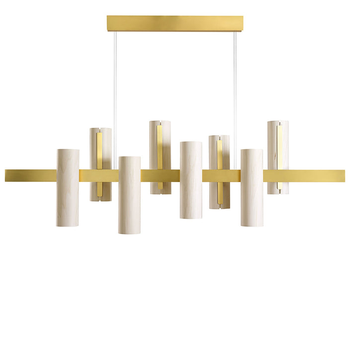 Black Note Keys Linear Pendant by LZF