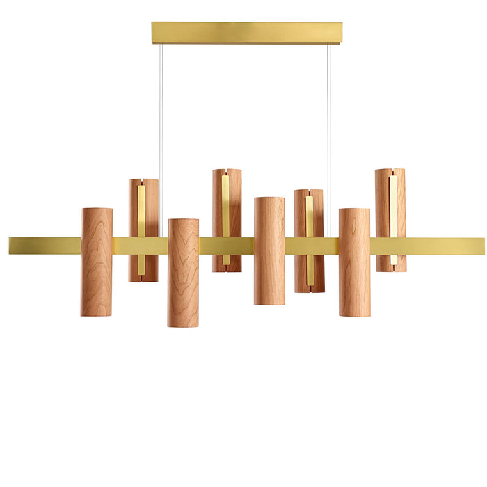 Black Note Keys Linear Pendant by LZF