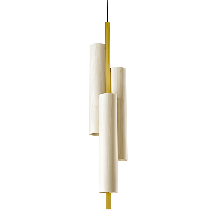 Black Note Triplet Multi-Light Pendant by LZF