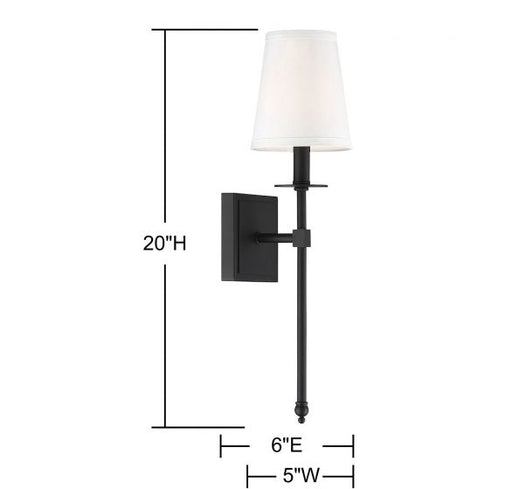 Monroe 1-Light Wall Sconce by Savoy House