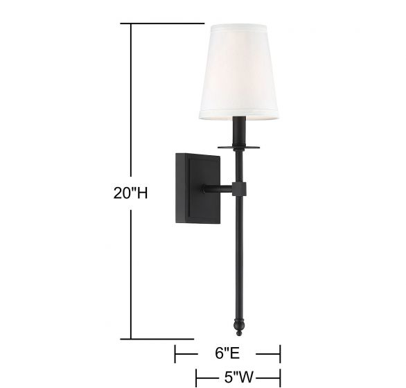 Monroe 1-Light Wall Sconce by Savoy House