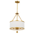 Load image into Gallery viewer, Crystorama - 513-GA - Three Light Chandelier - Broche - Antique Gold
