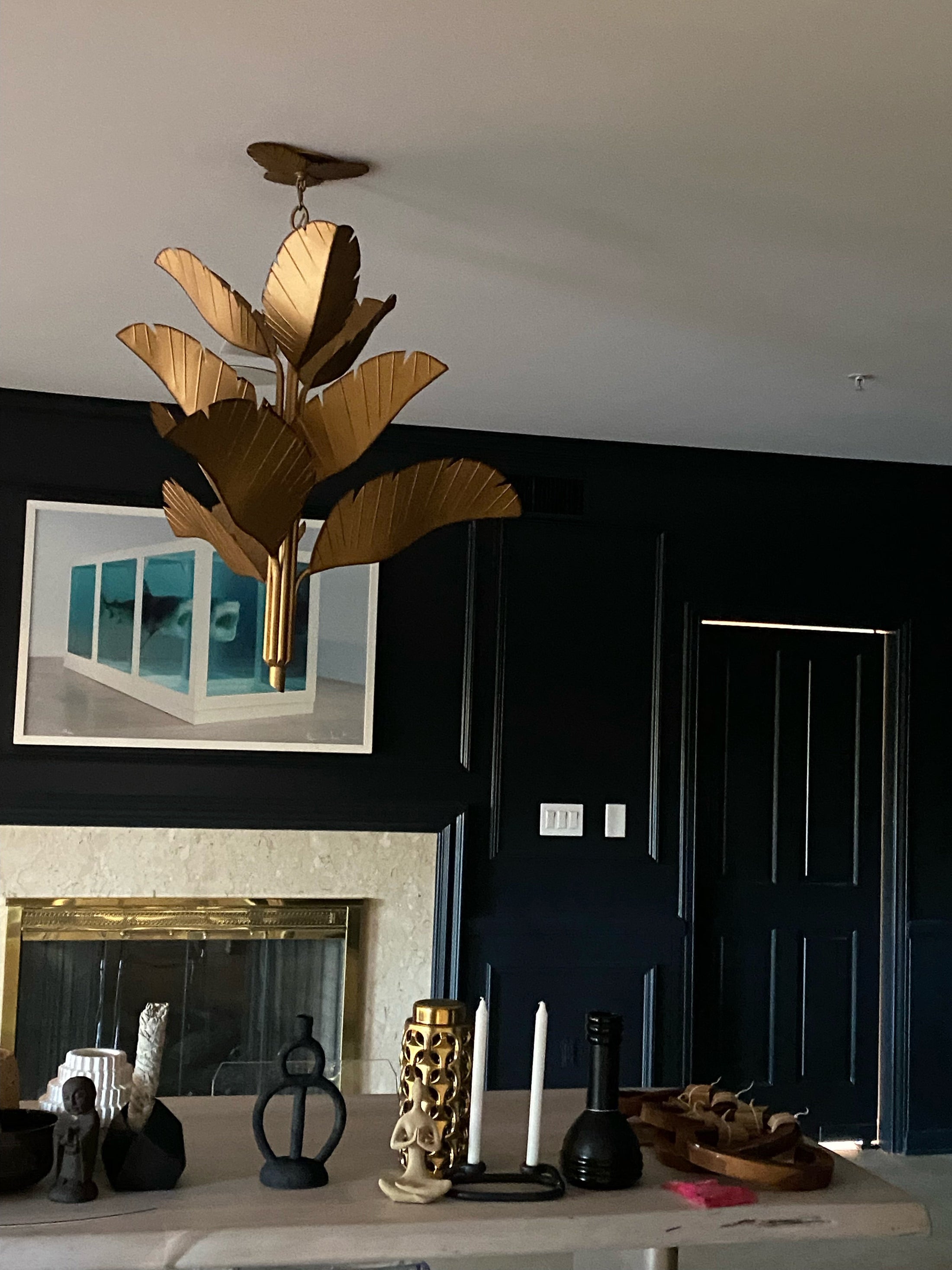 Banana Leaf Chandelier