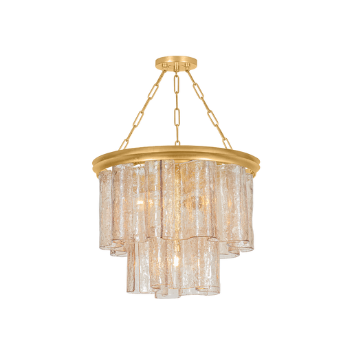 Finchville Chandelier by Hudson Valley Lighting - Vintage Gold Leaf Finish