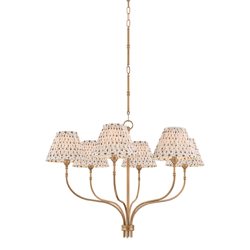 Garnerville Chandelier by Hudson Valley Lighting - Patina Brass Finish