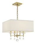 Load image into Gallery viewer, Crystorama - 8105-AG - Four Light Chandelier - Paxton - Aged Brass
