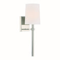 Load image into Gallery viewer, Crystorama - BRO-451-PN - One Light Wall Sconce - Bromley - Polished Nickel
