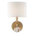 Load image into Gallery viewer, Crystorama - CHI-211-AG - One Light Wall Sconce - Chimes - Aged Brass
