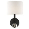 Load image into Gallery viewer, Crystorama - CHI-211-BF - One Light Wall Sconce - Chimes - Black Forged
