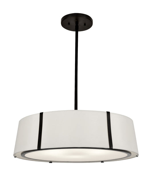 Crystorama - FUL-907-BK - Six Light Chandelier - Fulton - Black