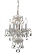 Load image into Gallery viewer, Crystorama - 5534-WW-CL-SAQ - Four Light Mini Chandelier - Traditional Crystal - Wet White
