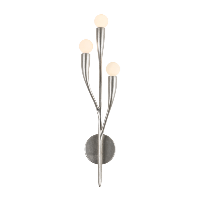 Labra Wall Sconce by Hudson Valley Lighting - Warm Silver Leaf Finish
