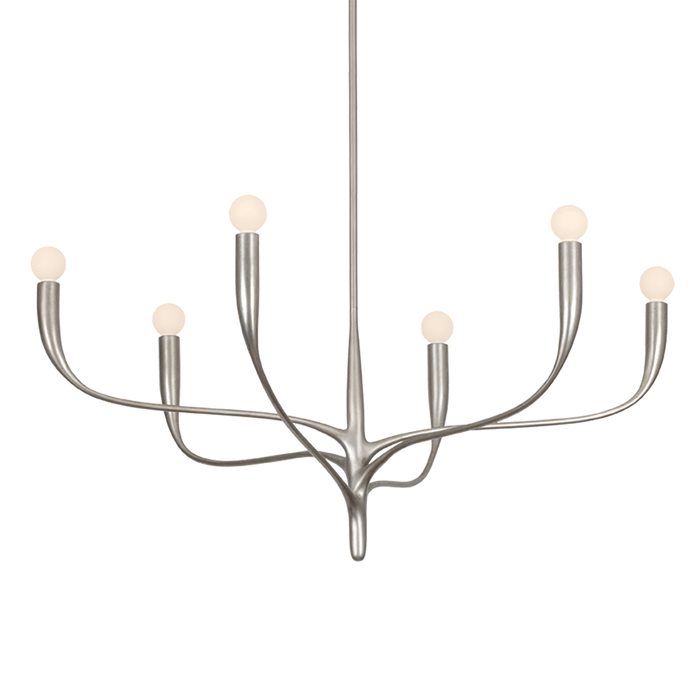Labra Chandelier by Hudson Valley Lighting - Warm Silver Leaf Finish