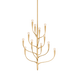 Labra Chandelier by Hudson Valley Lighting - Vintage Gold Leaf Finish