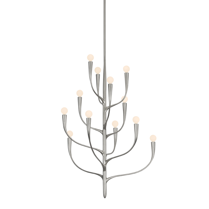 Labra Chandelier by Hudson Valley Lighting - Warm Silver Leaf Finish