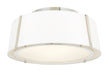 Crystorama - FUL-905-PN - Three Light Semi Flush Mount - Fulton - Polished Nickel