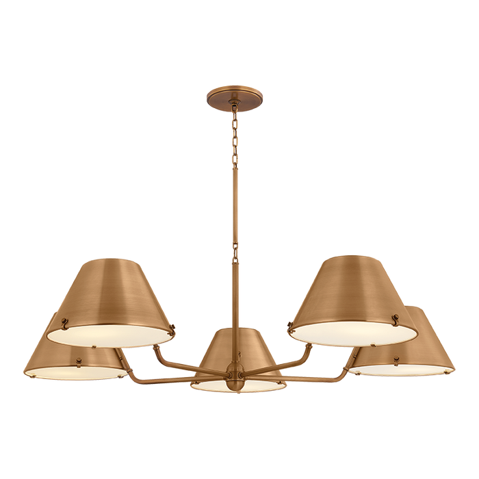 Tannersville Chandelier by Hudson Valley Lighting - Patina Brass Finish