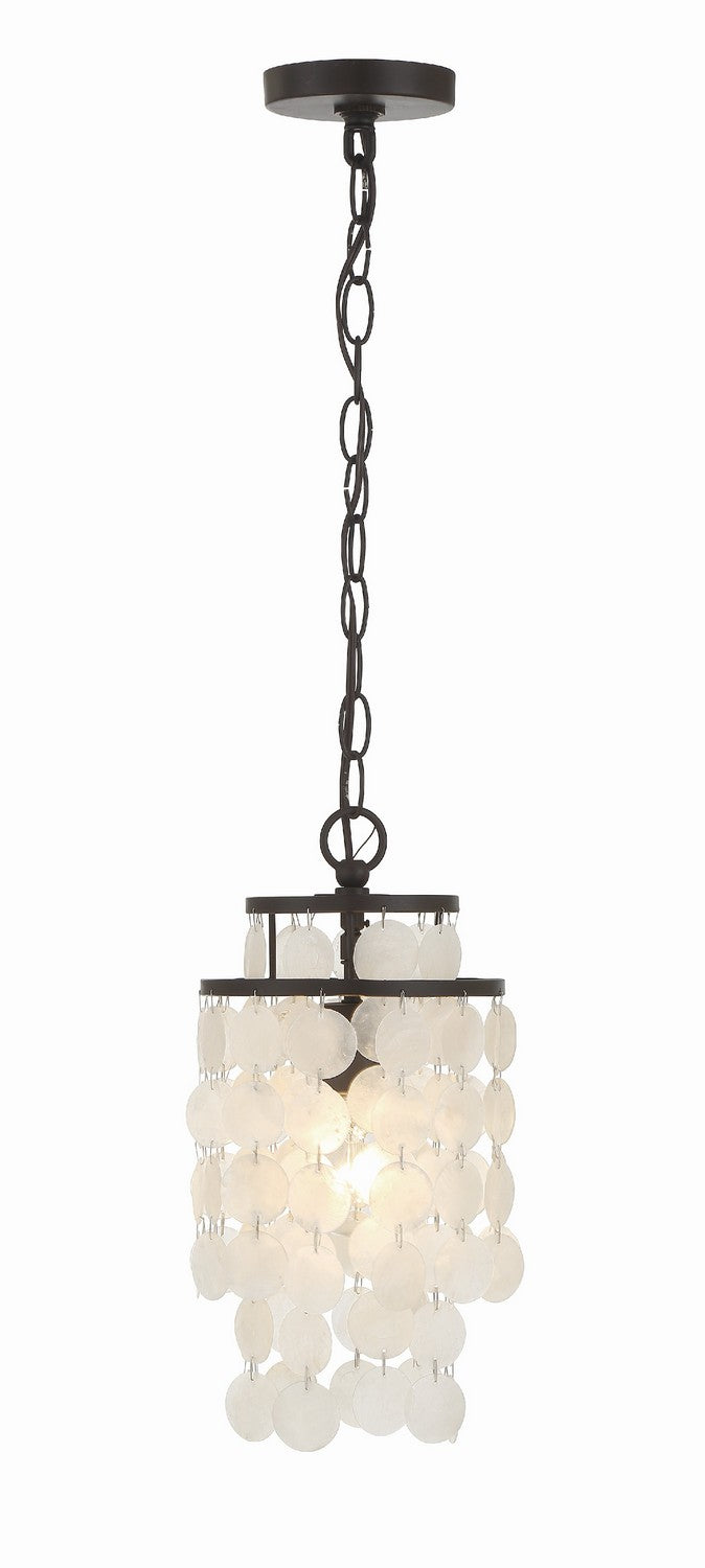 Crystorama - BRI-3000-DB - One Light Mini Chandelier - Brielle - Dark Bronze