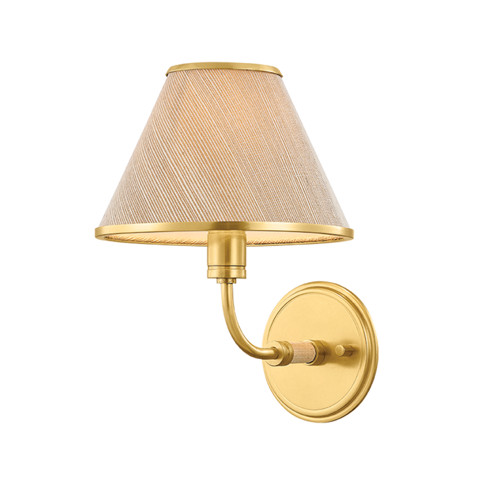 Shore Road Wall Sconce by Hudson Valley Lighting - Aged Brass Finish