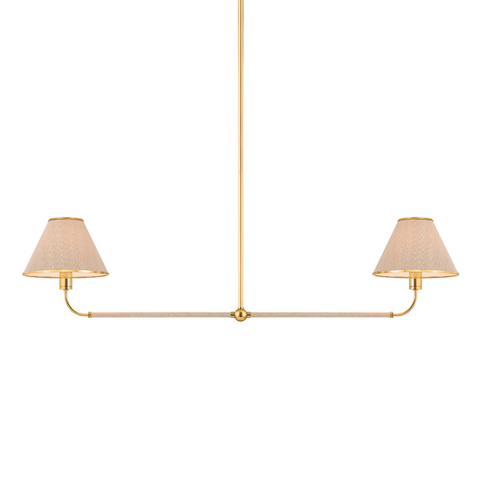 Shore Road Linear by Hudson Valley Lighting - Aged Brass Finish