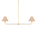 Shore Road Linear by Hudson Valley Lighting - Aged Brass Finish