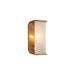 Abbott 10-in Vintage Brass/Alabaster 1 Light Wall/Vanity by Alora Lighting | WV327010VBAR | Alora Lighting