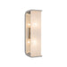 Abbott 15-in Polished Nickel/Alabaster 2 Lights Wall/Vanity by Alora Lighting | WV327015PNAR | Alora Lighting