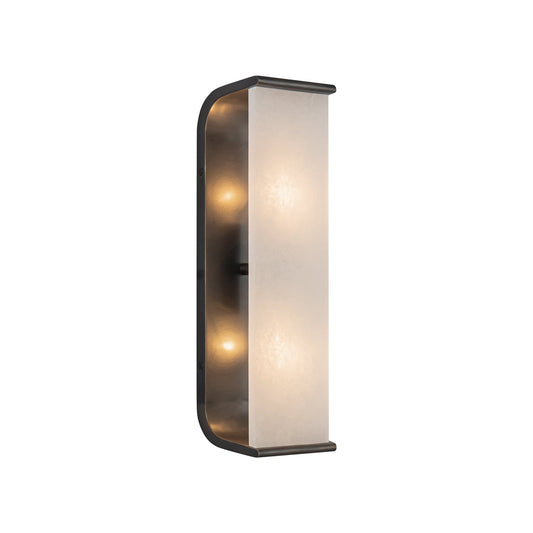 Abbott 15-in Urban Bronze/Alabaster 2 Lights Wall/Vanity by Alora Lighting | WV327015UBAR | Alora Lighting