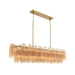 Addis 65'' Aged Brass Linear Chandelier