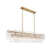 Addis 65'' Aged Brass Linear Chandelier