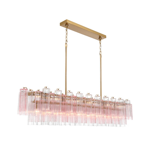 Addis 65'' Aged Brass Linear Chandelier