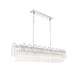 Addis 65'' Polished Chrome Linear Chandelier