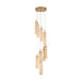 Addis 12" Integrated LED Multi-Light  Aged Brass Pendant