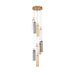 Addis 12" Integrated LED Multi-Light  Aged Brass Pendant