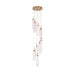 Addis 12" Integrated LED Multi-Light  Aged Brass Pendant