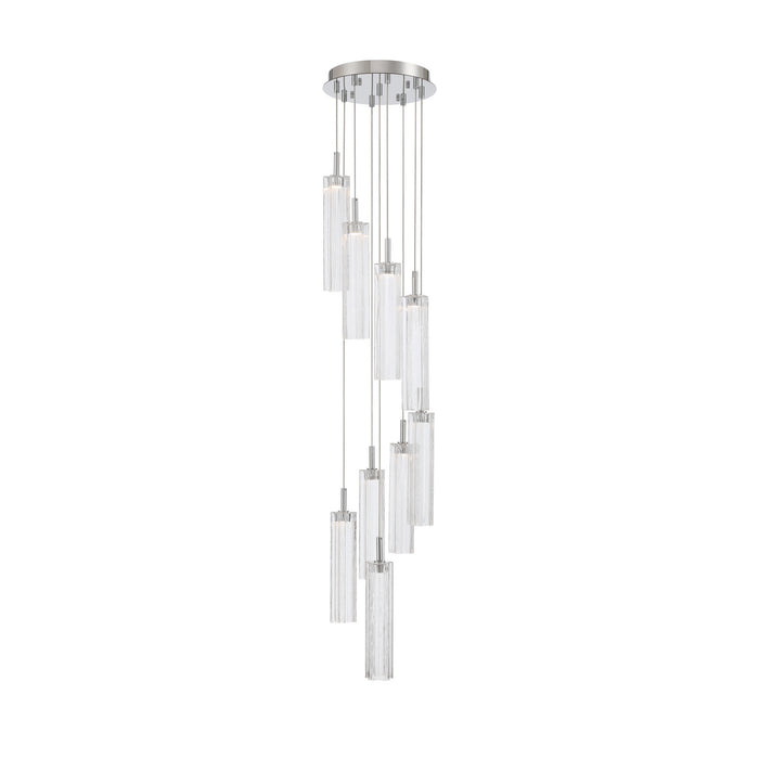 Addis 12" Integrated LED Multi-Light  Polished Chrome Pendant