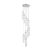 Addis 12" Integrated LED Multi-Light  Polished Chrome Pendant