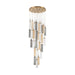 Addis 26" Integrated LED Multi-Light  Aged Brass Pendant