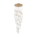 Addis 26" Integrated LED Multi-Light  Aged Brass Pendant