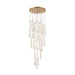 Addis 26" Integrated LED Multi-Light  Aged Brass Pendant