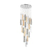 Addis 26" Integrated LED Multi-Light  Polished Chrome Pendant
