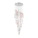 Addis 26" Integrated LED Multi-Light  Polished Chrome Pendant