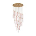 Addis 36" Integrated LED Multi-Light  Aged Brass Pendant