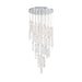 Addis 36" Integrated LED Multi-Light  Polished Chrome Pendant