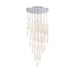 Addis 36" Integrated LED Multi-Light  Polished Chrome Pendant