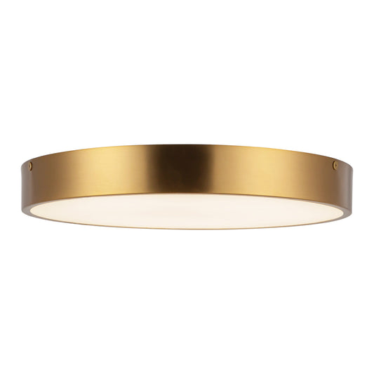 Adelaide 15-in Aged Gold LED Flush Mount by Alora Lighting | FM554015AG-5CCT | Alora Lighting