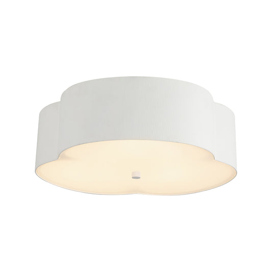 Adella 14-in Antique White Socket Flush Mount by Alora Lighting | FM566314AW | Alora Lighting