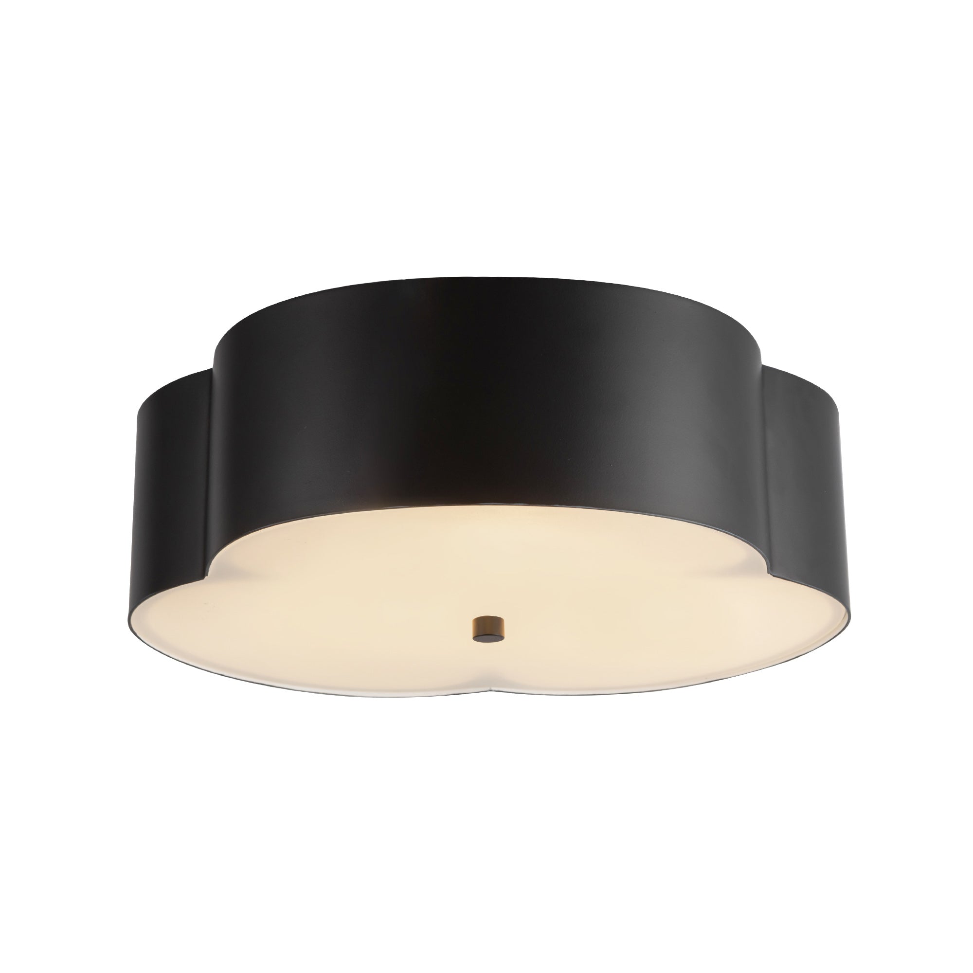 Adella 14-in Matte Black Socket Flush Mount by Alora Lighting | FM566314MB | Alora Lighting